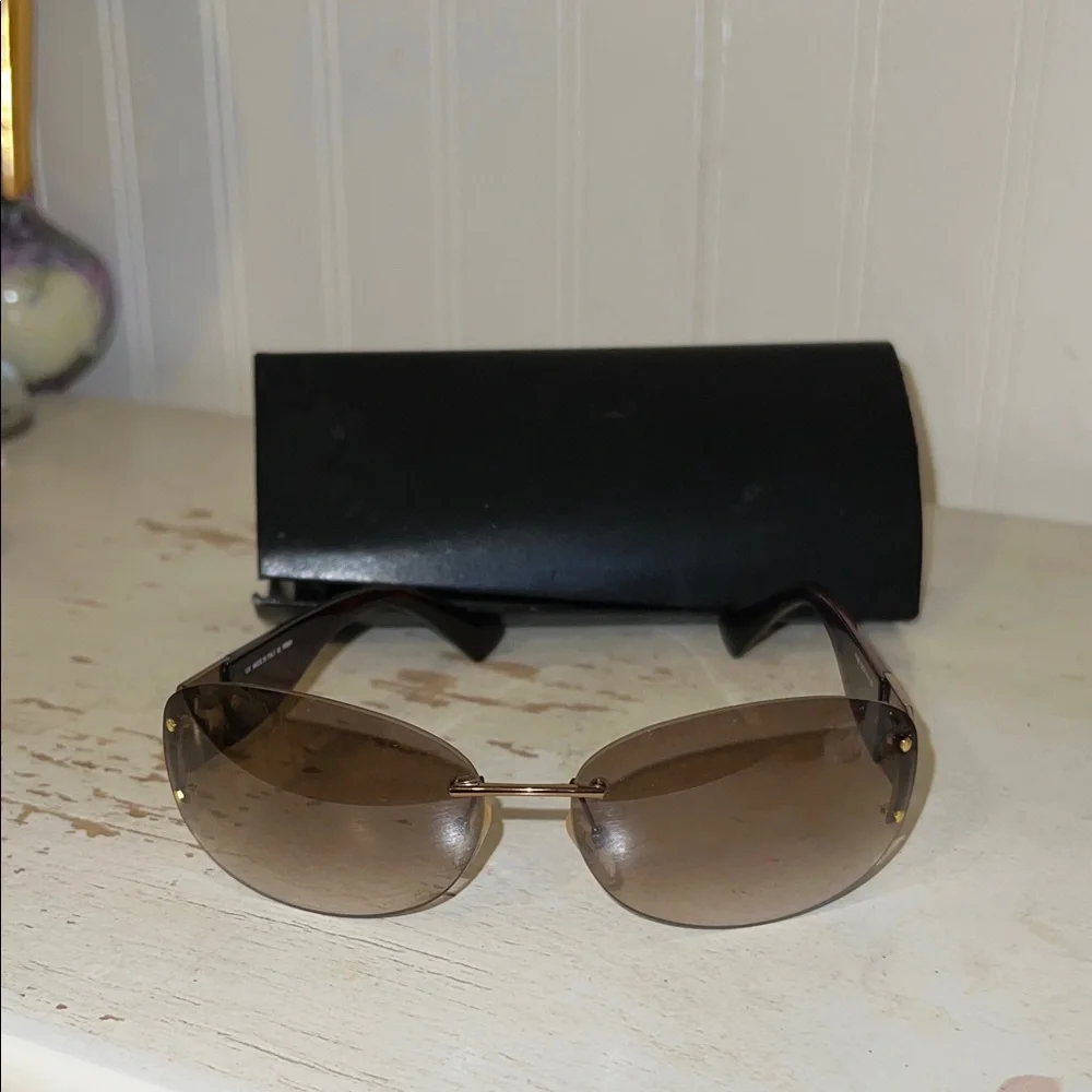 Fendi rimless sunglasses fs480 62-14 & case
